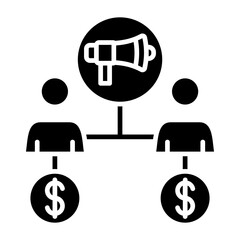 Affiliate marketing Icon
