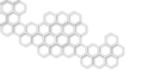 Abstract 3d silver hexagon line pattern texture honeycomb Geometric concept movement illustration rendering graphic design use for banner, wallpaper, vector illustration.