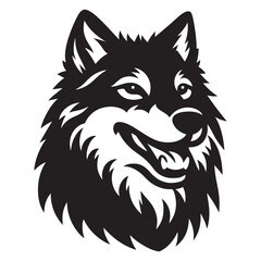 wolf black silhouette 