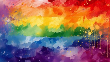 Naklejka premium abstract rainbow background wallpaper gay pride LGBT flag banner