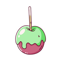 candy apple icon, candy apple vector illustration-simple illustration of candy apple, perfect for candy apple logos and themed design 