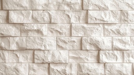 Elegant combination of cream and white brick textures.