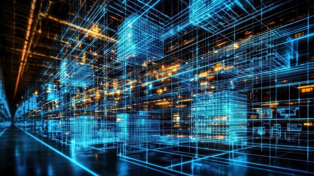 Innovative technology transforming retail warehouses for the future.