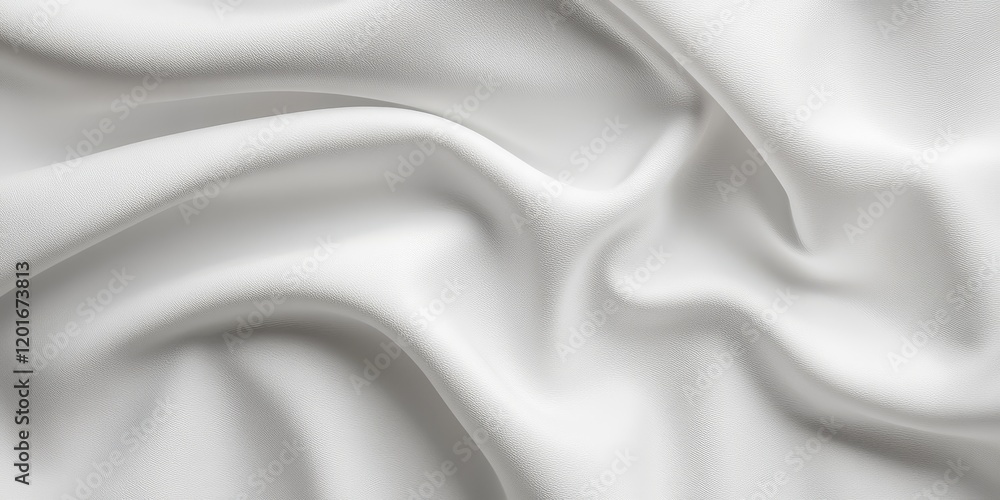 Poster Elegant white leather background showcasing a smooth texture, perfect for various design projects that require a refined and sophisticated white leather texture. Ideal for backgrounds and overlays.