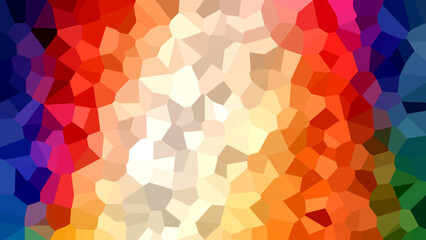 Multicolor abstract crystal background. Wallpaper background For Website theme and Mobile Applications, business infographic and social media, modern decoration, art illustration template design.