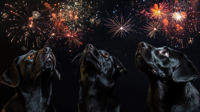 **Fireworks Anxiety in Pets: New Year Woes for Dogs and Cats**