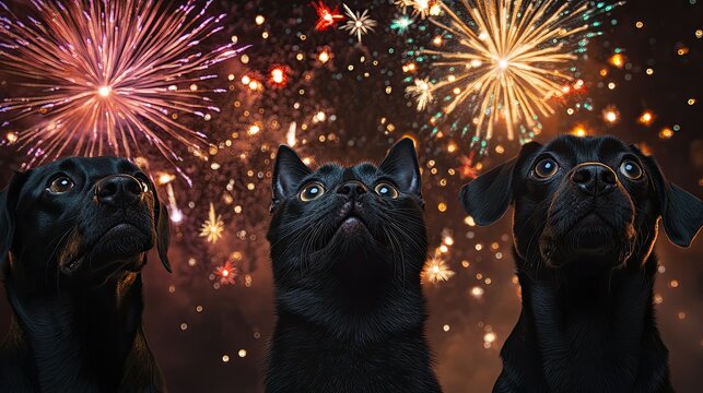 **Fireworks Anxiety in Pets: New Year Woes for Dogs and Cats**