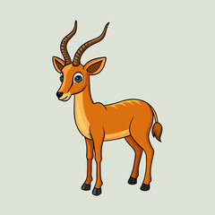 antelope vector illustration