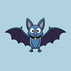 bat cartoon vector