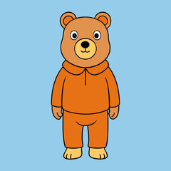 bear cartoon vector