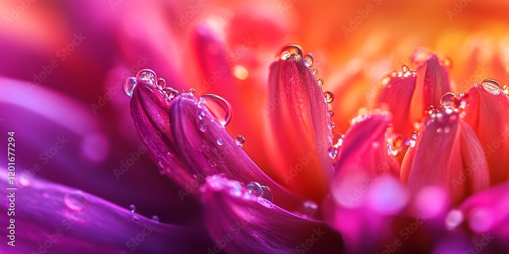 Poster abstract floral background featuring intricate details. this macro photography captures the beauty o