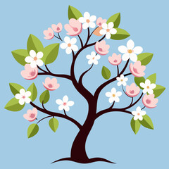 dogwood tree with flowers