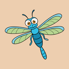 dragonfly vector illustration