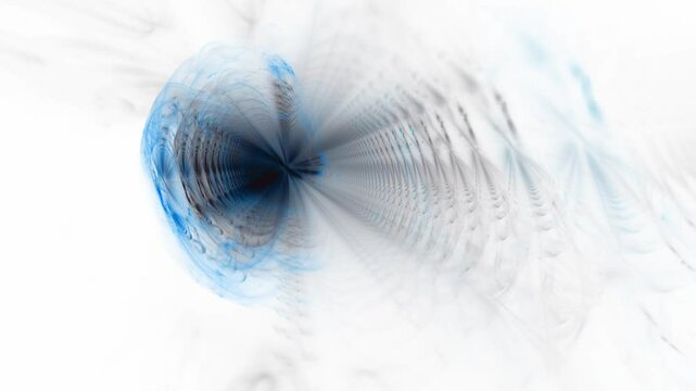 abstraktes energievoll blau leuchtendes Muster, modern, Technologie, Wissenschaft, Ver&auml;nderung