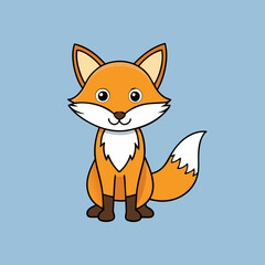 red fox cartoon