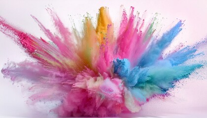 explosion of colored powder background graphic resource