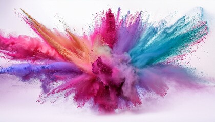 explosion of colored powder background graphic resource