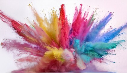 explosion of colored powder background graphic resource