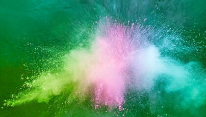 Fototapeta premium explosion of colored powder background graphic resource