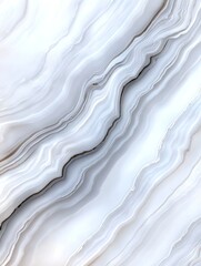 Obraz premium Abstract White Marble Texture Background - Elegant, smooth, flowing, luxurious, and serene white marble texture. Perfect for design projects needing a sophisticated backdrop.