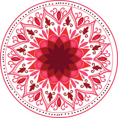 mandala in minimalise uniq design