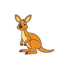 kangaroo cartoon illustration