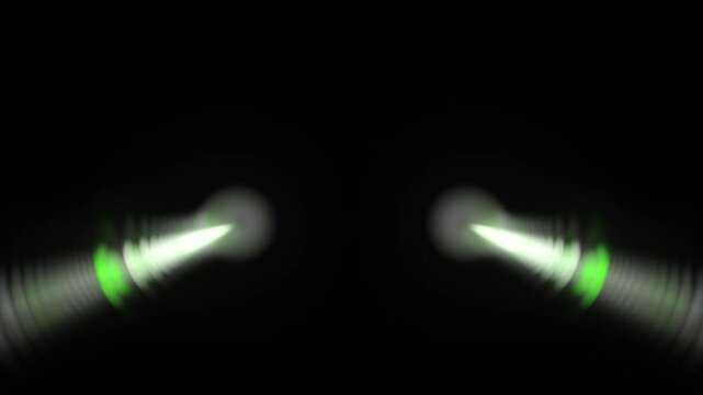 abstraktes energievoll gr&uuml;n leuchtendes Muster, modern, Technologie, Wissenschaft, Ver&auml;nderung