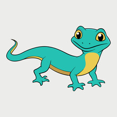 lizard cartoon vector