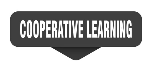 cooperative learning sticker. cooperative learning sign on transparent background