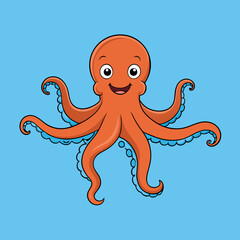 octopus cartoon illustration