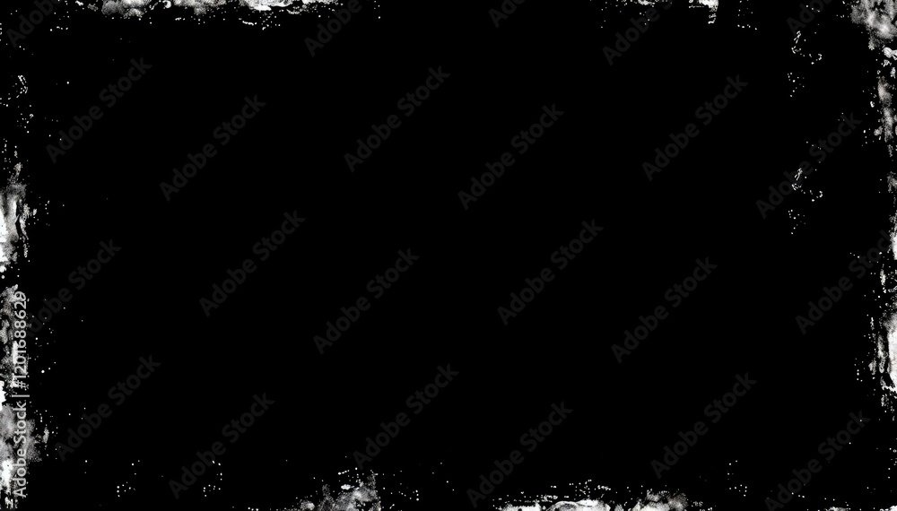 Poster abstract black and white textured frame adding vintage grunge effect to designs