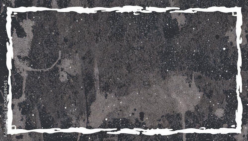 Poster abstract textured background with hand drawn white frame design projects needing grunge vintage aest
