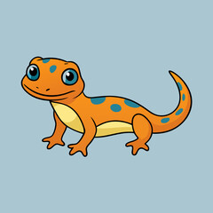 salamander cartoon vector