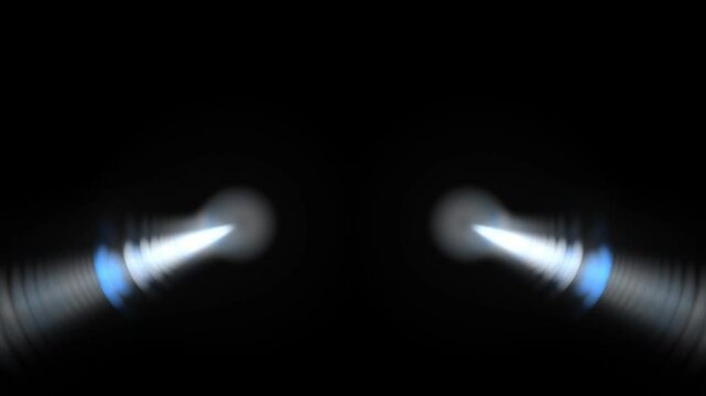 abstraktes energievoll leuchtendes Muster, modern, Technologie, Wissenschaft, Ver&auml;nderung