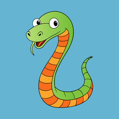  snake cartoon illustration