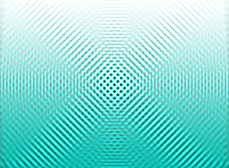 Abstract background image of sea green, going from dark to light, in the shape of four openwork holograms, a seamless pattern.
