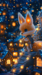 rabbit in the night city