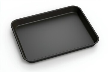 Non-Stick Baking Tray: A dark gray, rectangular non-stick baking tray with slightly raised edges, shown from above, no background