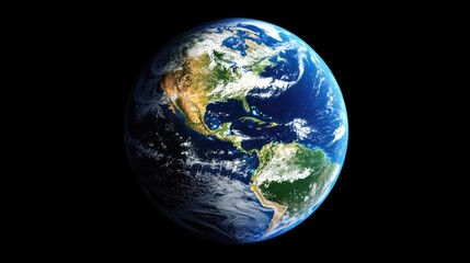 Fototapeta premium Our Blue Planet: A Stunning View of Earth from Space