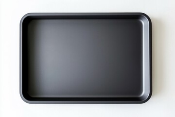 Non-Stick Baking Tray: A dark gray, rectangular non-stick baking tray with slightly raised edges, shown from above, no background