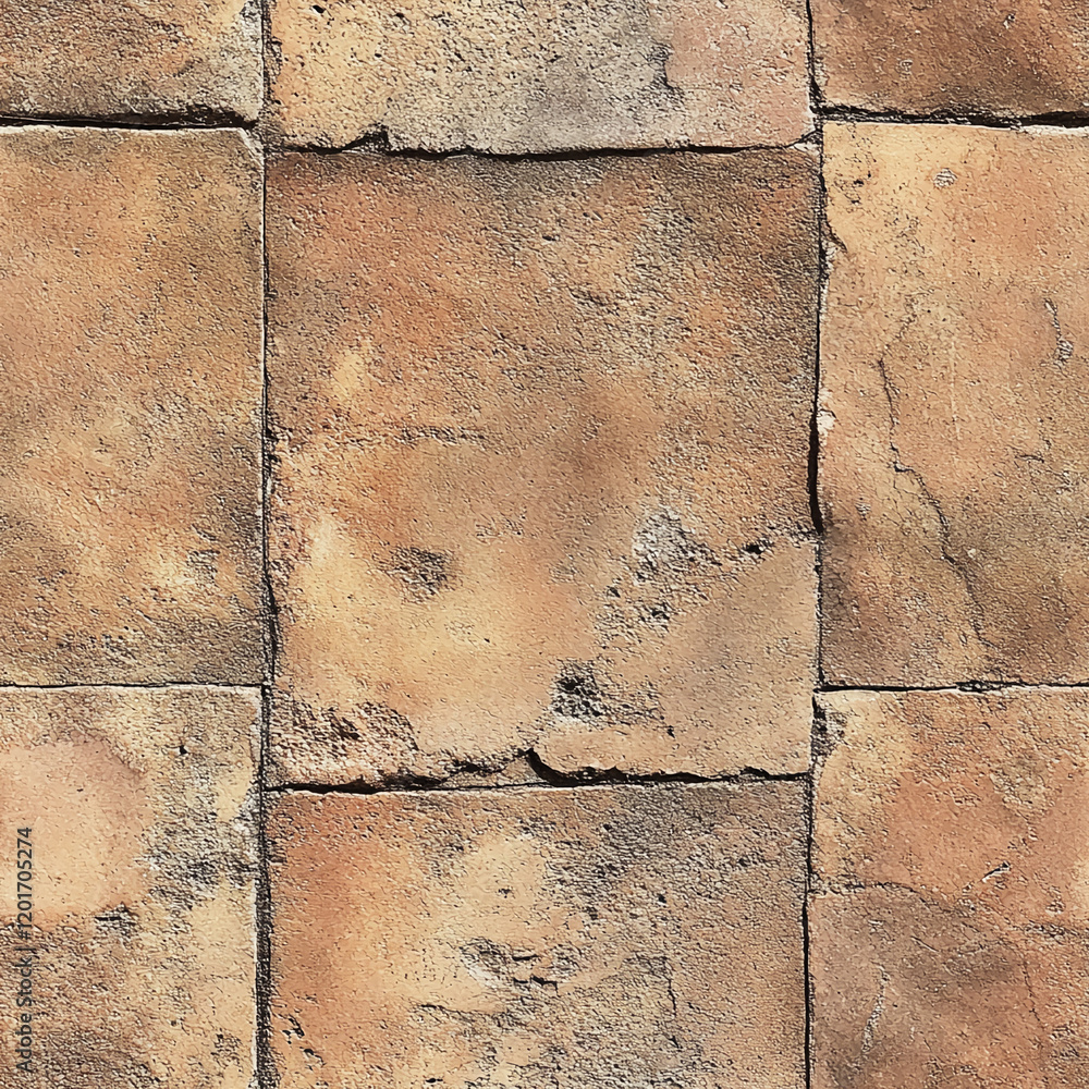 Aufkleber rustic stone tile texture with natural patterns