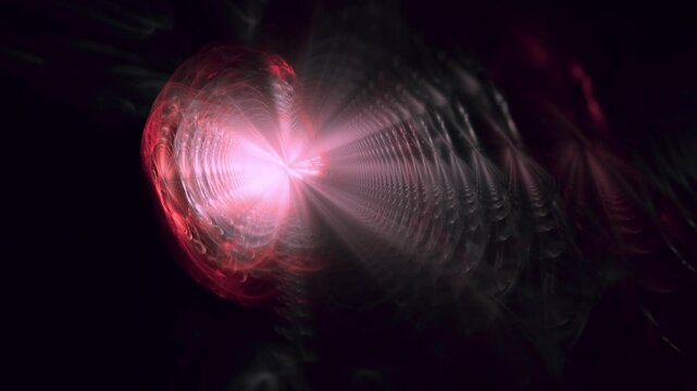 abstraktes energievoll pink leuchtendes Muster, modern, Technologie, Wissenschaft, Ver&auml;nderung