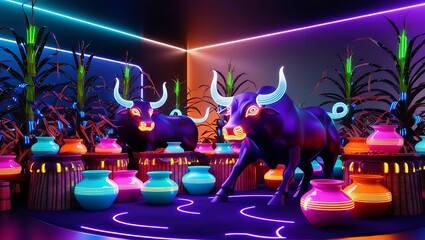 background with lights