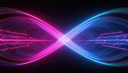 neon infinity loop