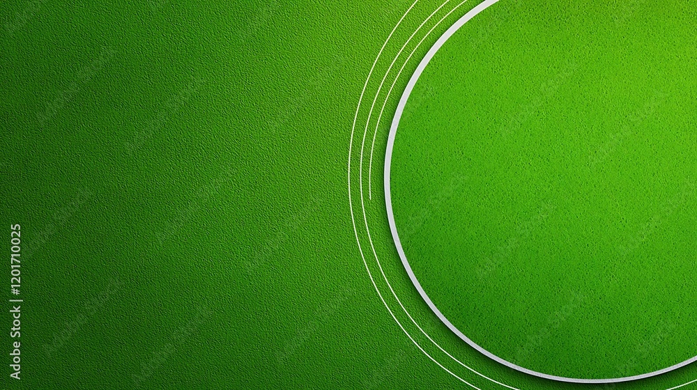 Poster an aerial view captures a vibrant stadium with a lush green grass field surrounded by seating and a 