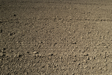 Soil texture background for gardening. Soil as background. Organic gardening. Soil field...