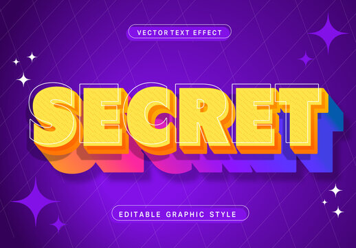 Colorful Bold Vibrant Text Effect