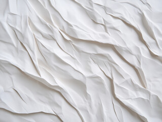 Obraz premium Abstract White Paper Texture with Wrinkled Surface for Modern Background Design