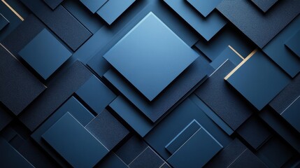 blue background with linear geometric shapes for design, banner template. White space in the center of the page for text. Clean and modern abstract wallpaper.