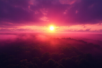 Fototapeta premium sunset over the ocean